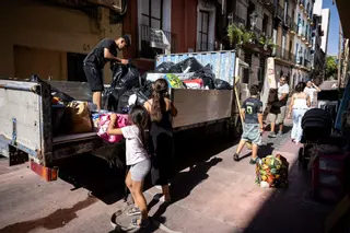 Una familia desalojada de su casa de Pignatelli: "¿Dónde me voy yo con ocho hijos? No tengo a dónde ir"