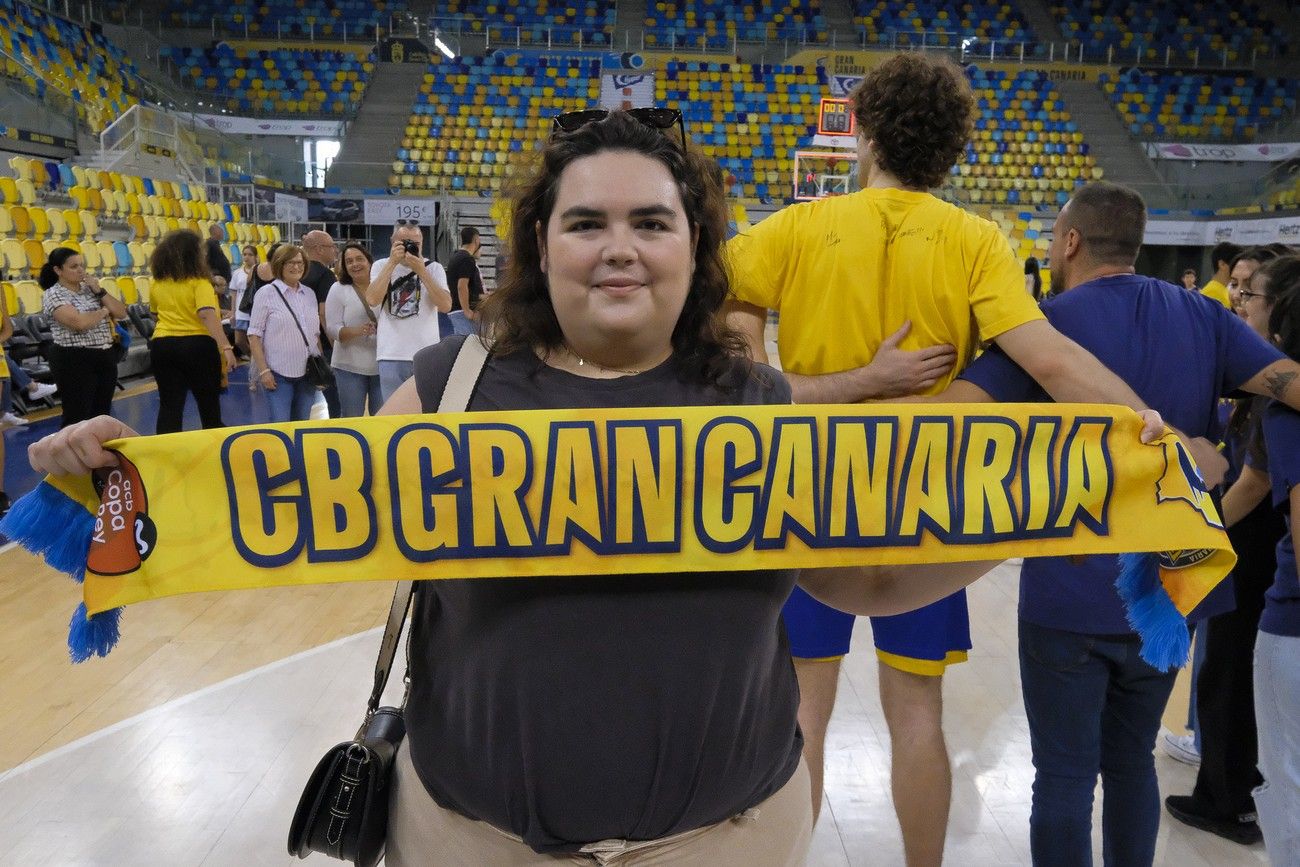 Despedida del Granca desde el Arena para la Copa del Rey