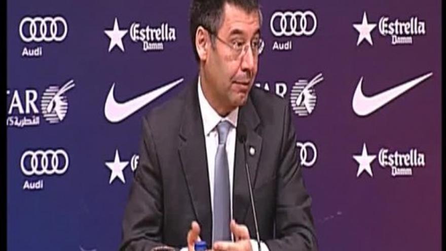 Bartomeu: "Todo es legal; volvería a fichar a Neymar de la misma manera"