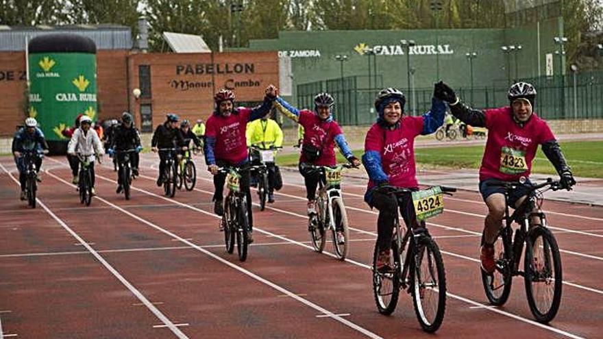 Los ciclistas fueron los más madrugadores