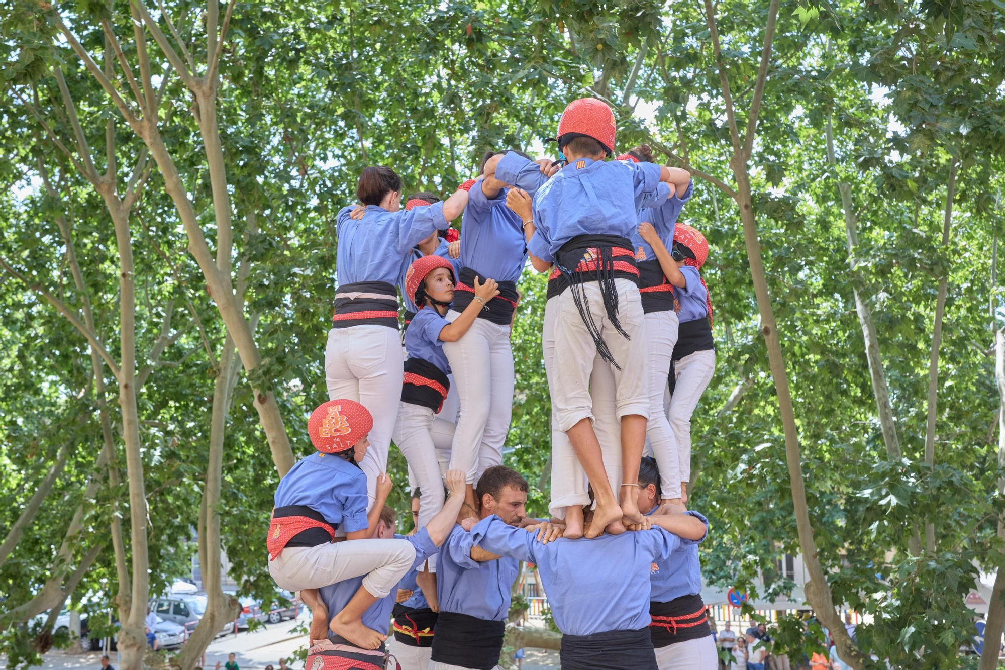 Festa Major de Salt: orgull Marrec a la diada castellera