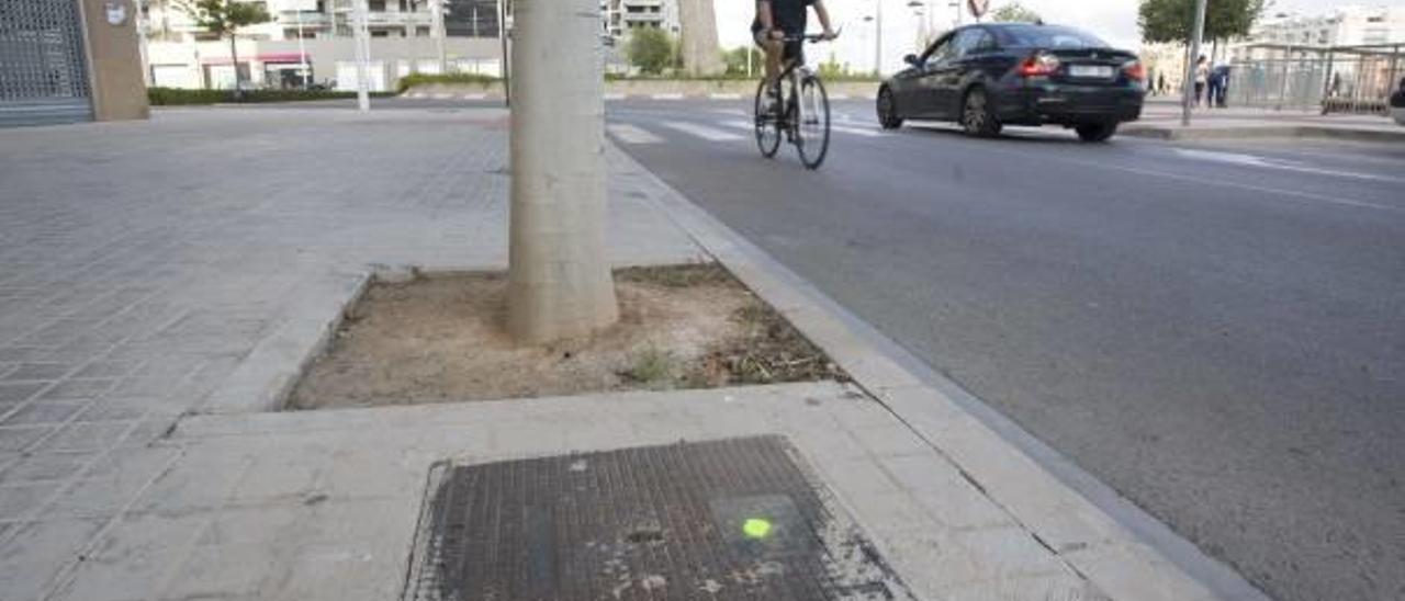 Una de las arquetas al Norte del Palancia.