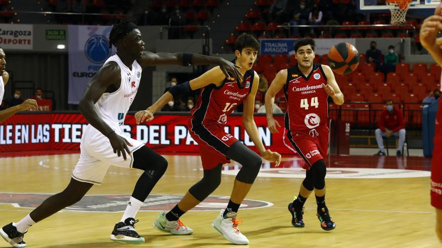 Aday Mara, en acción durante el partido frente al Reggio Emilia.