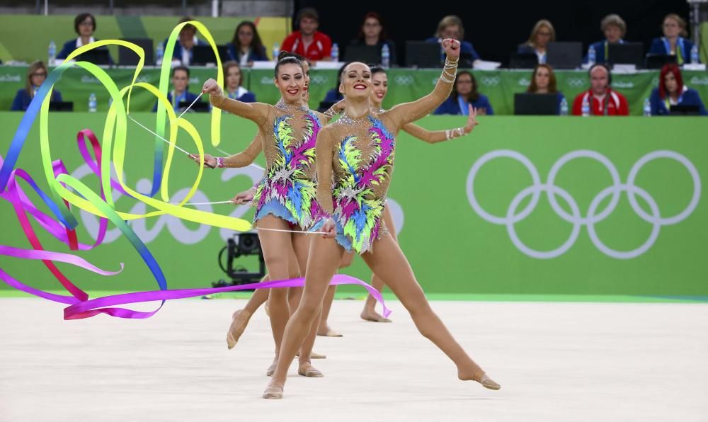 Olimpiadas Río 2016: España gana la plata en la final de gimnasia rítmica