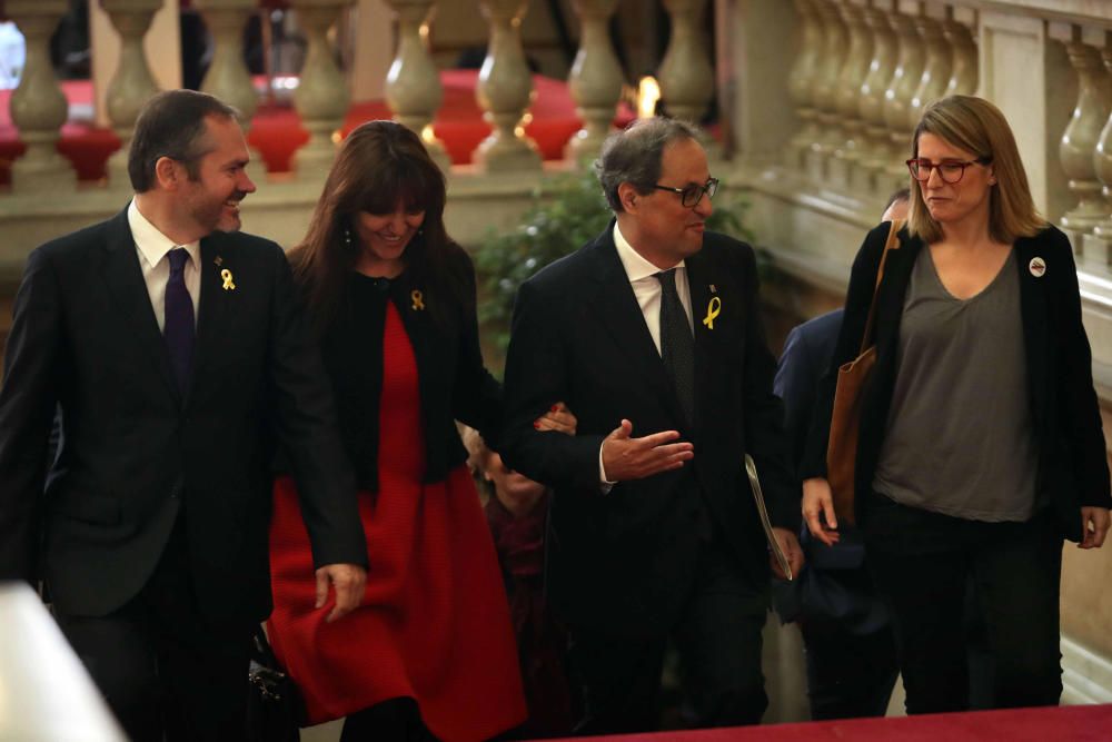 Ple d'investidura de Quim Torra