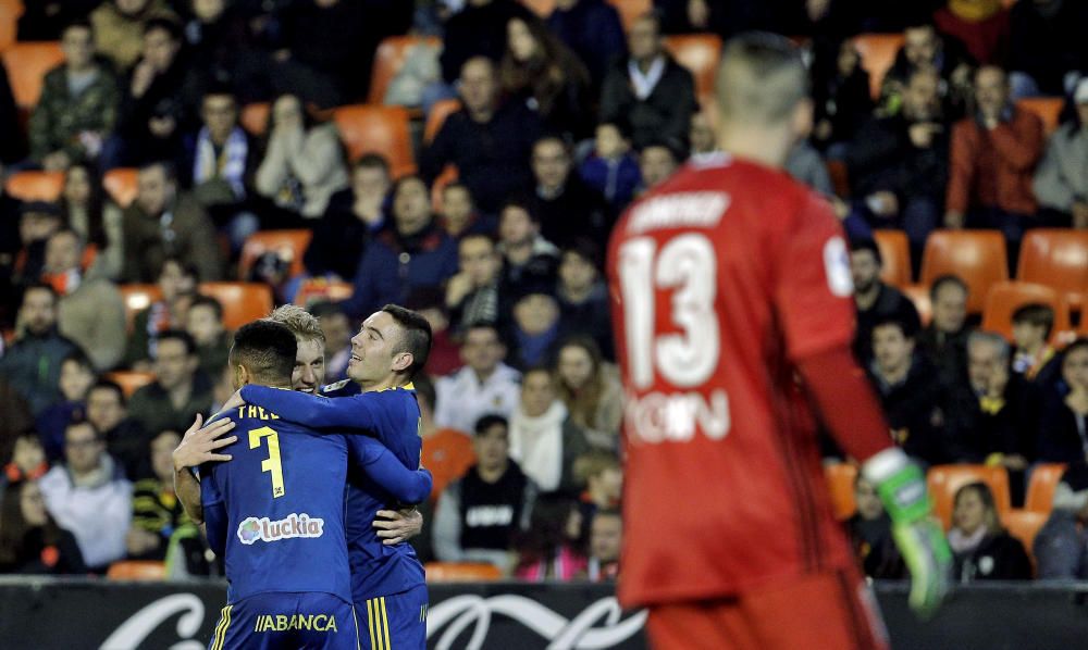 El Valencia - Celta, en fotos