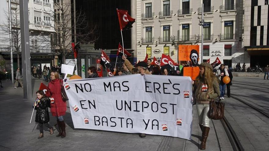 El ERE de Unipost amenaza a más de 200 trabajadores en Aragón