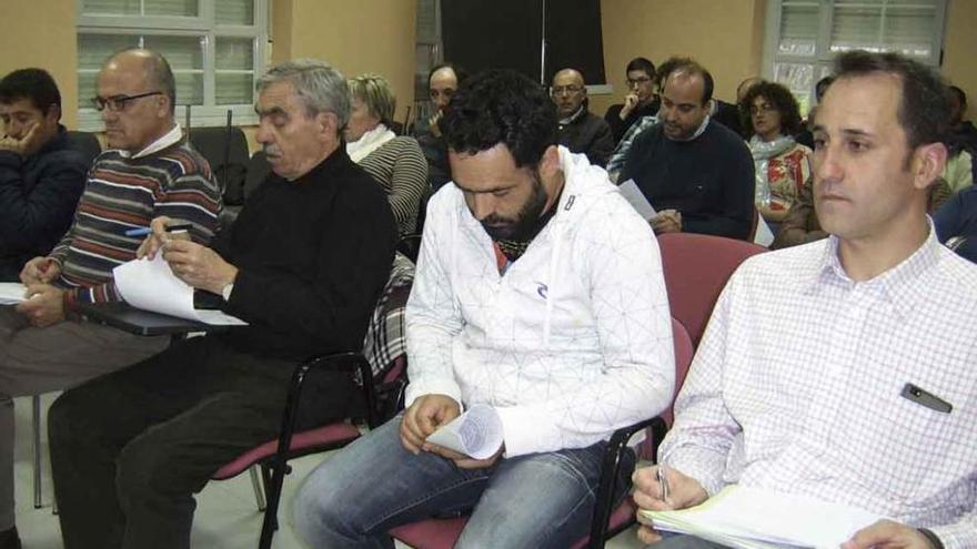 Regidores de Tierra del Vino durante el último pleno de la mancomunidad.