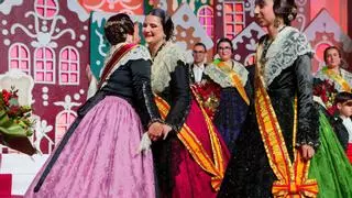 Belén, Luna i Pablo reben al Palau  al Carter Reial en una nit de nadales