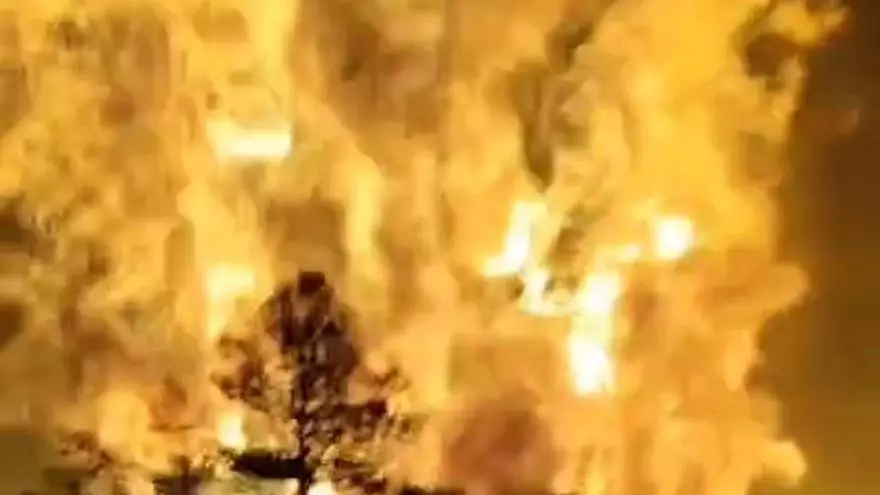 Incendio en Ejulve (Teruel).