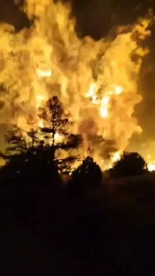 Raúl Calatayud, agricultor en primera línea del incendio de Ejulve: “Hicimos cortafuegos, pero acabó traspasándolos por su voracidad”