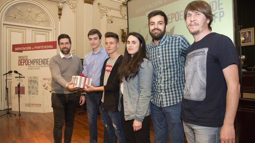 La Diputación de Pontevedra entrega sus premios Depoemprende na FP