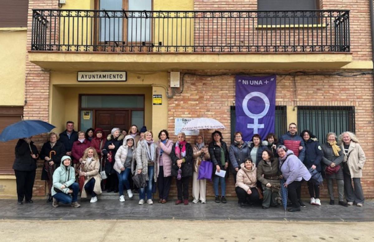 Ni el mal tiempo impidió la concentración en Cabañas de Ebro. | SERVICIO ESPECIAL