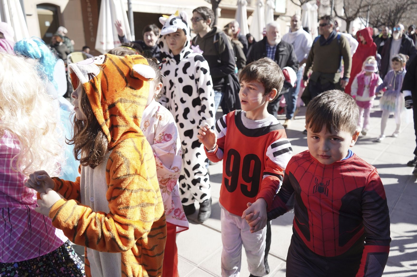 El Carnaval infantil de Sallent, en imatges