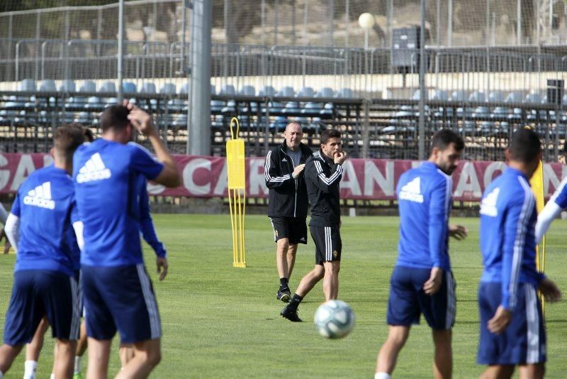 EL Zaragoza prepara el partido contra el Mirandés