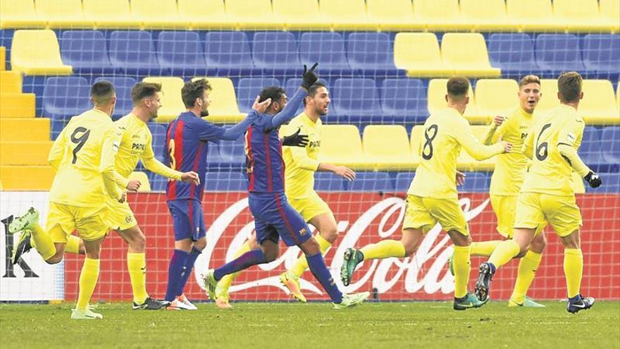 El Villarreal B le para los pies al líder Barça B