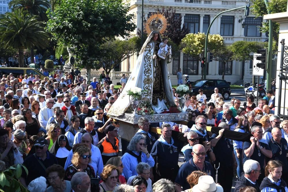 Procesión de la Virgen del Carmen en A Coruña