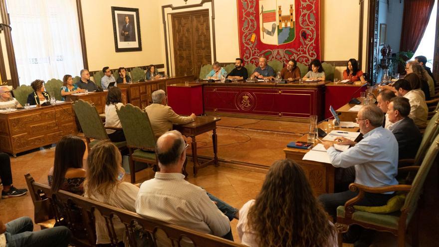 Pleno celebrado este pasado jueves en el Ayuntamiento de Zamora.