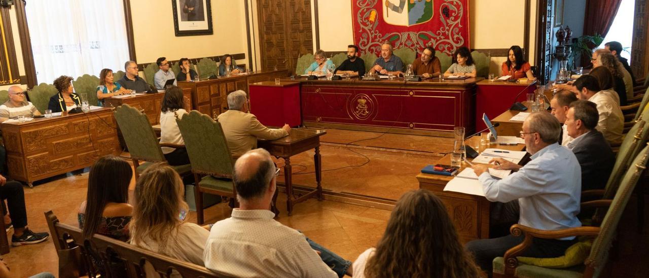 Pleno celebrado este pasado jueves en el Ayuntamiento de Zamora.