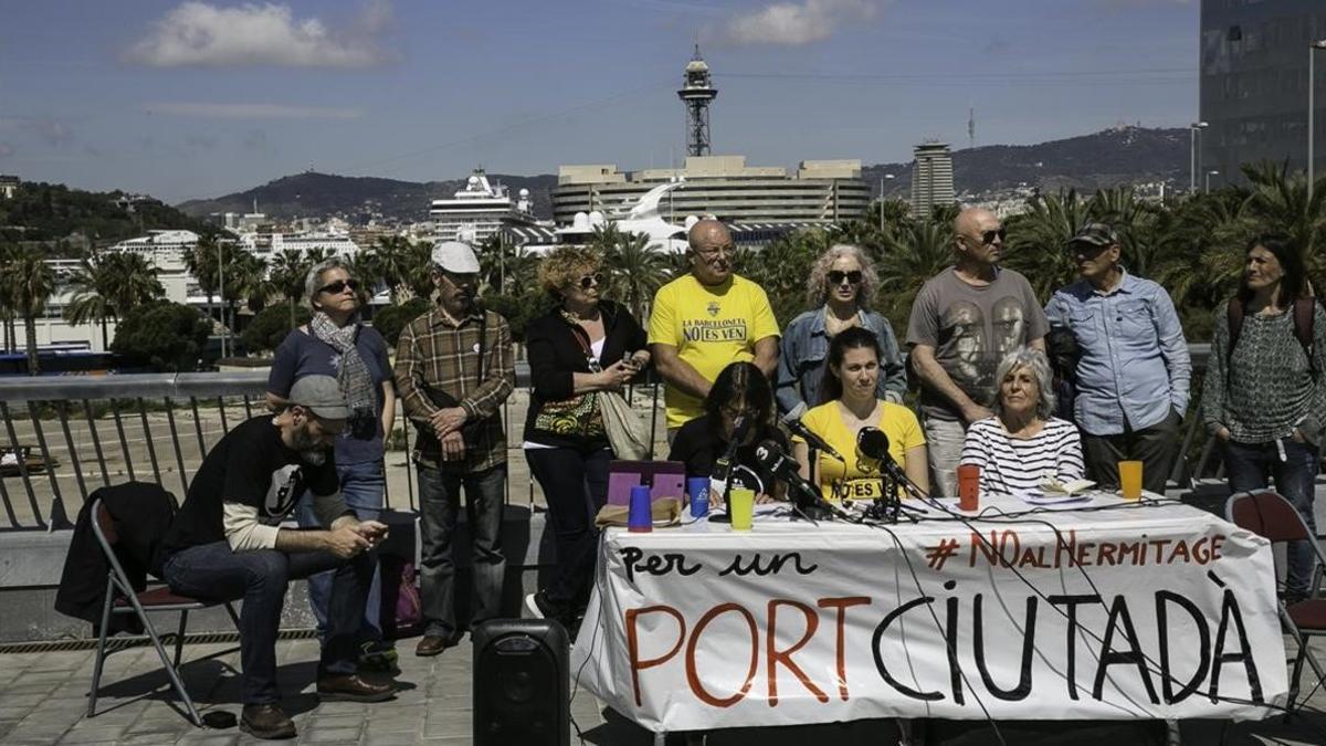 La plataforma del Port Ciutadà.