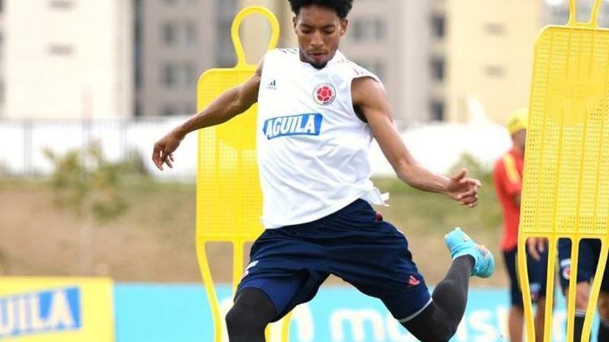 Mojica, con la selección de Colombia