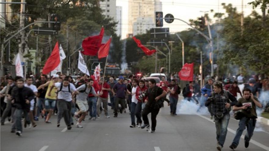 Quinto día consecutivo de huelga del metro en Sao Paulo