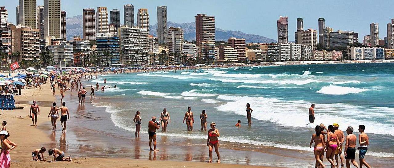 Edificios de apartamentos en Benidorm.