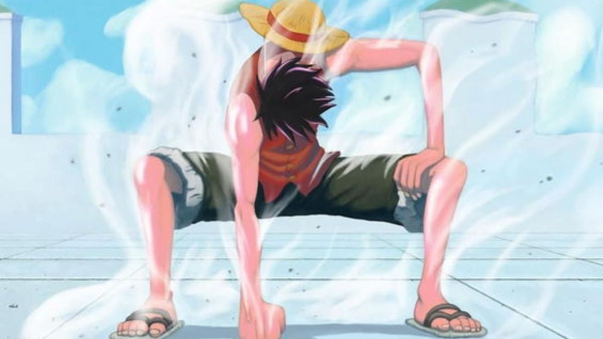 La pose de Luffy de One Piece (Anime)