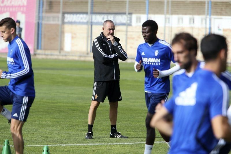 EL Zaragoza prepara el partido contra el Mirandés