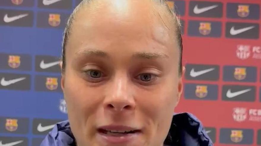 Ewa Pajor: "Lo importante es que estamos en otra final"