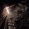Interior de una mina de carbón.