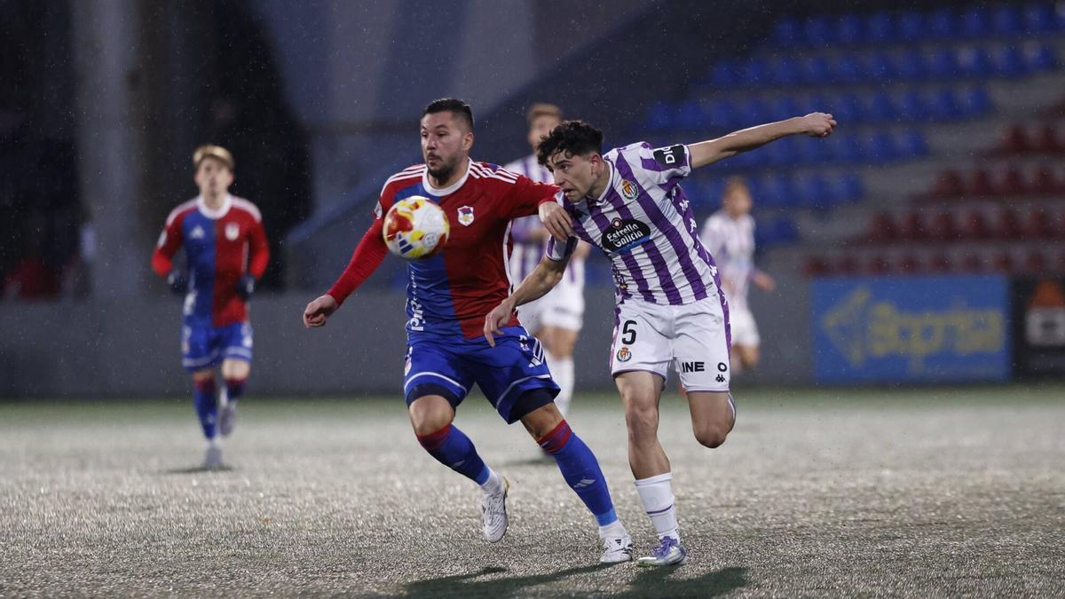 Ganzábal, partido de Segunda Federación Langreo-Valladolid Promesas