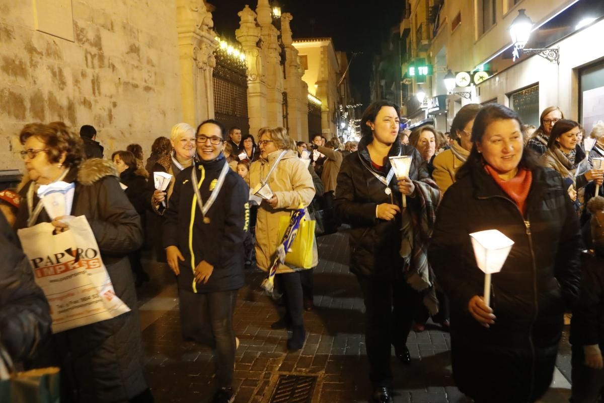 Procesión del farolet de las Purisimeras de Vila-real