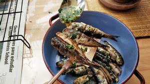 Sardines, cava i retrobaments