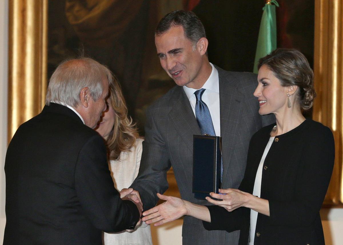 El look de Letizia Ortiz en la entrega de las Medallas de Oro al Mérito en las Bellas Artes