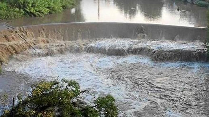 Fotografia del riu al seu pas pel municipi de Sallent