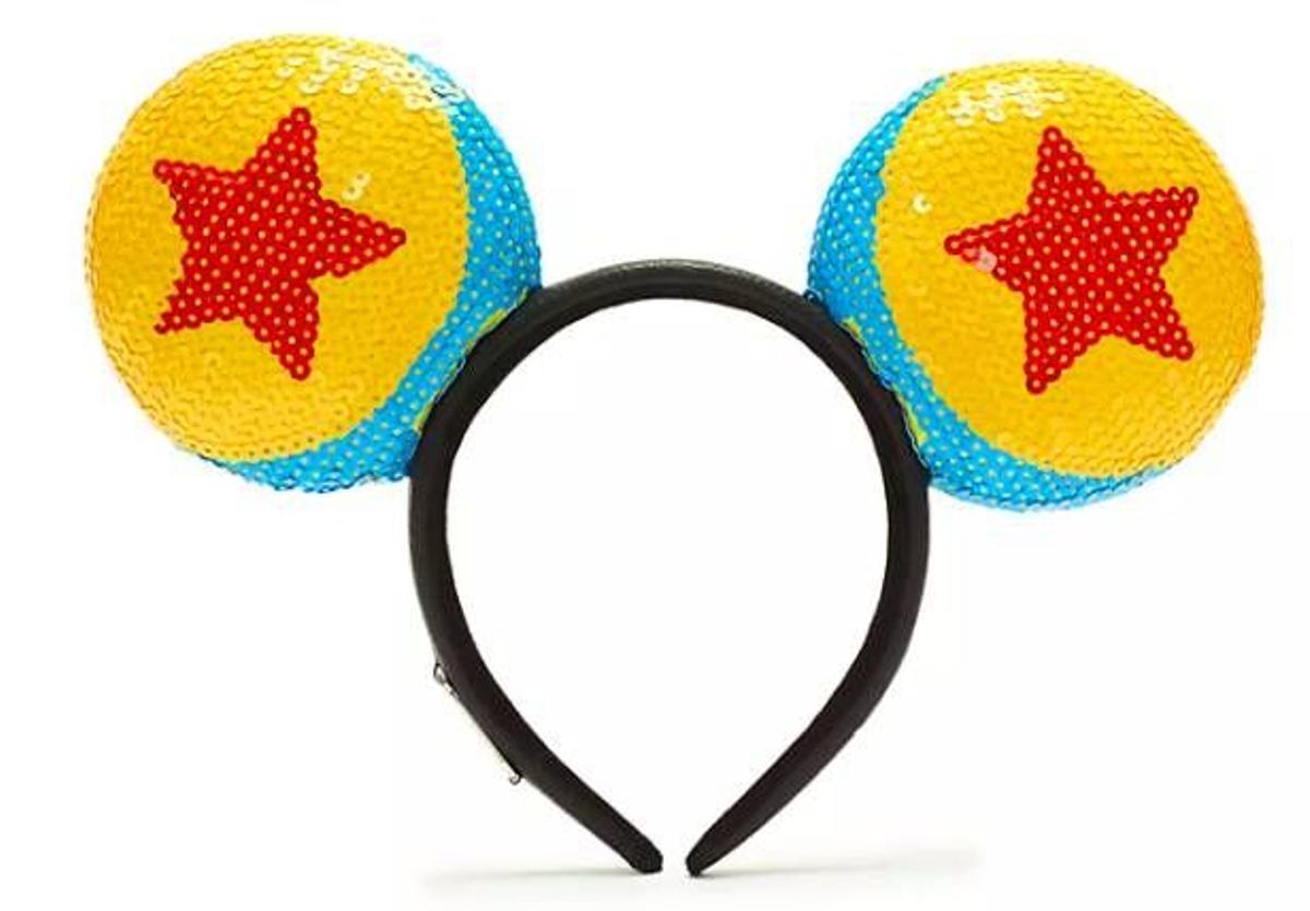 Diadema de orejas de Minnie Mouse de pelota Luxo para adultos, Loungefly