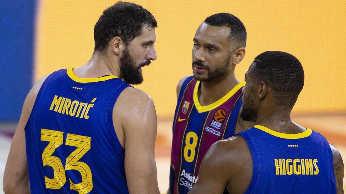 Mirotic, Hanga y Higgins, tres 'pesos pesados' del Barça