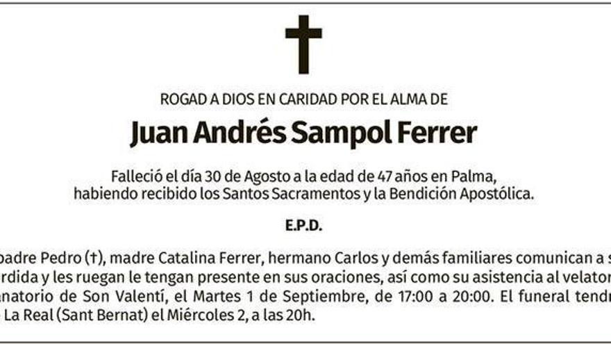 Juan Andrés Sampol Ferrer
