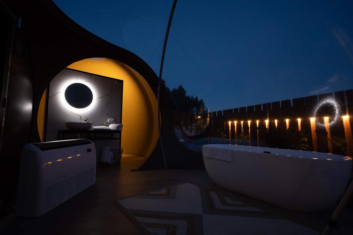 El baño de una de las suite