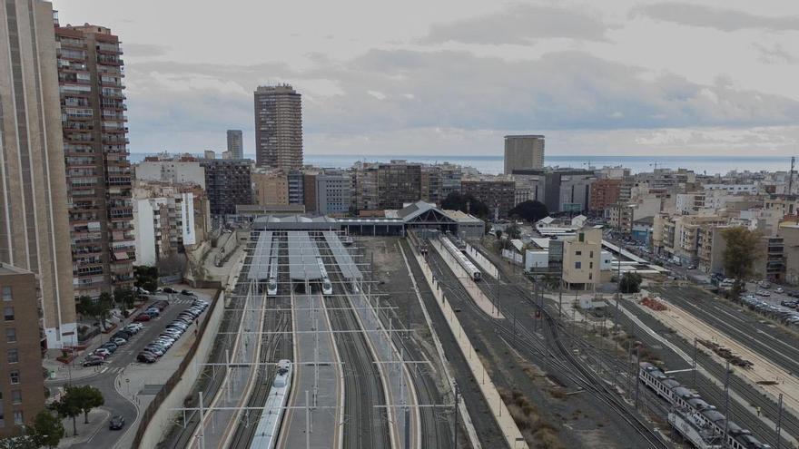 Entorno sobre el que se proyecto la intermodal subterránea del TRAM, junto a Renfe