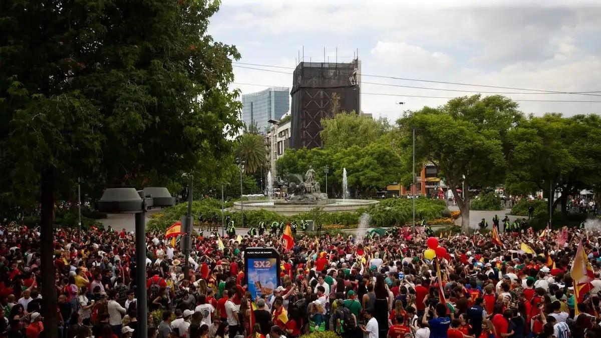Celebración del Mundial en México
