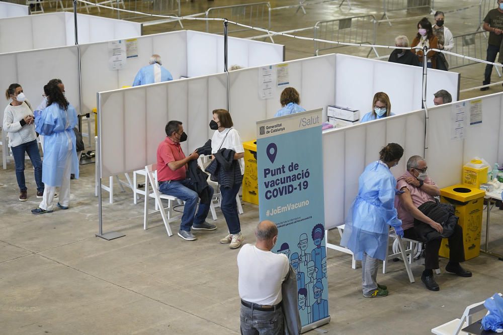 Salut obre el punt de vacunació massiu del Palau de Fires de Girona