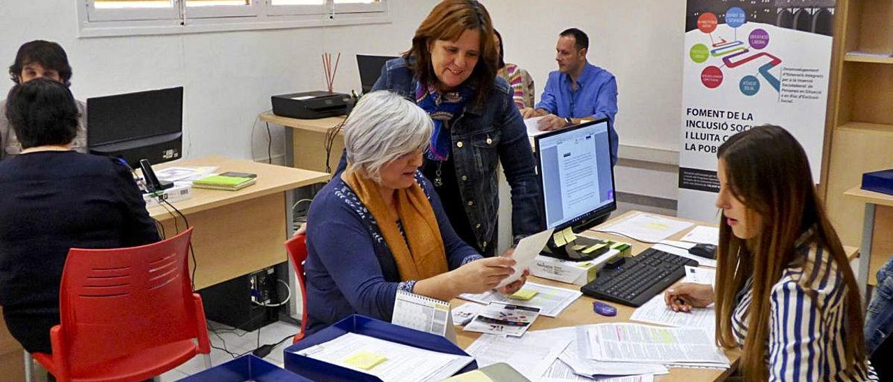 Imagen de archivo de una edición anterior del programa de inserción laboral de Ontinyent.