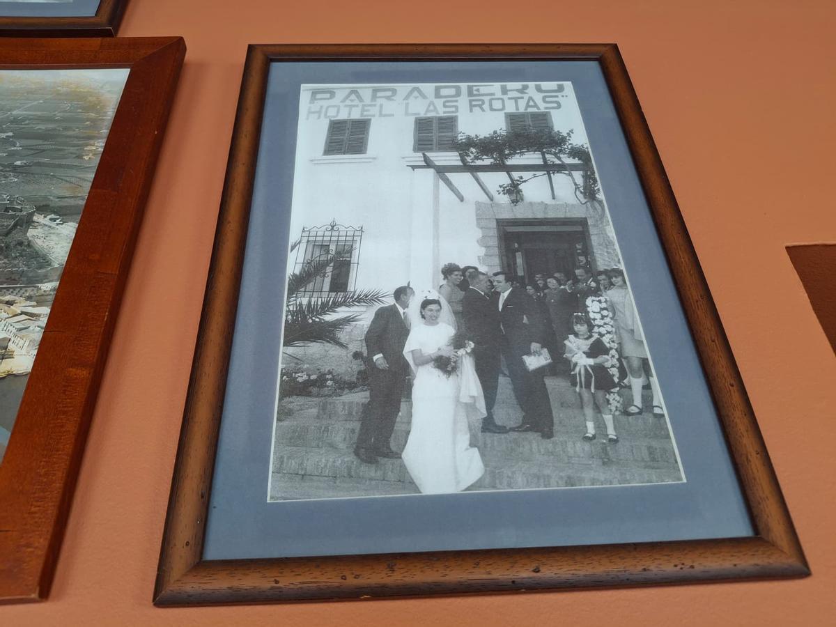 La primera boda que se celebró en el Paradero Hotel de les Rotes