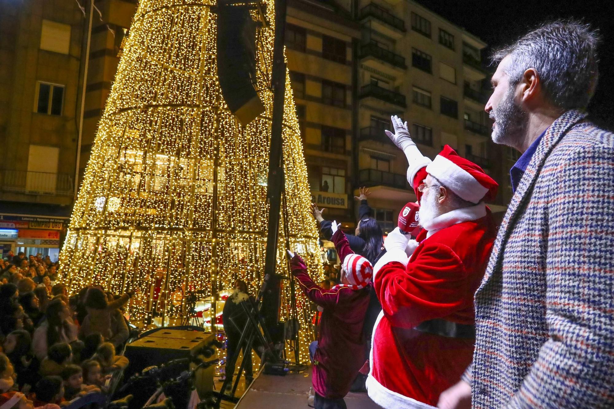 La Navidad ya deslumbra en Vilagarcía