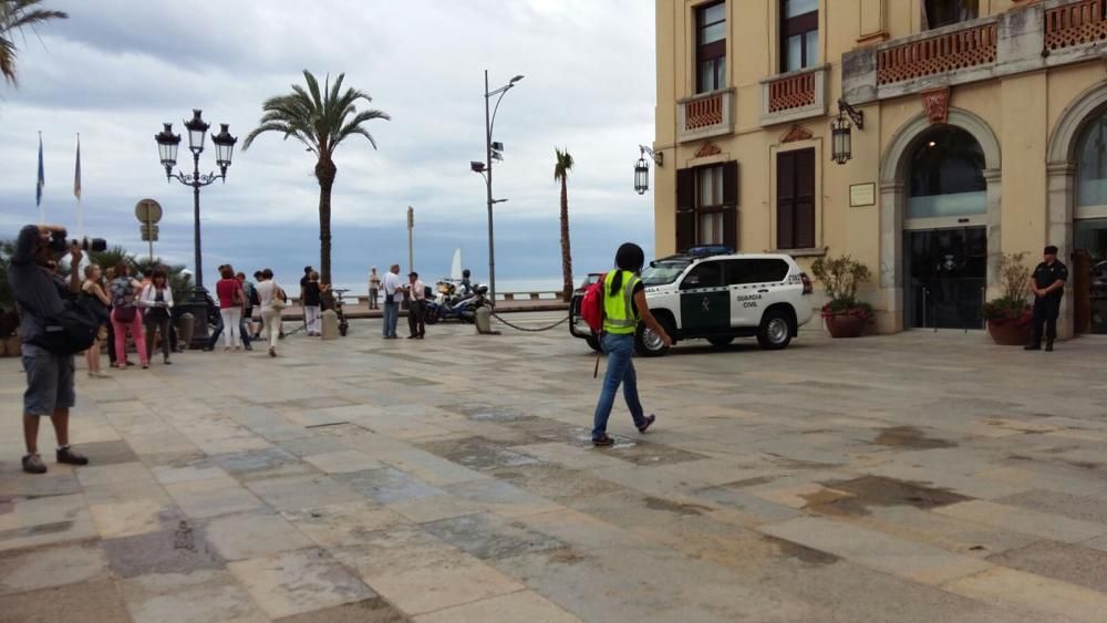 Exterior de l'ajuntament de Lloret