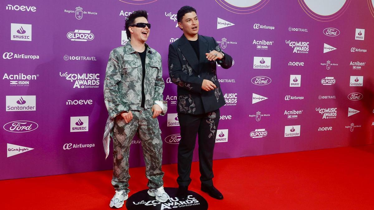 La alfombra roja de los 40 Music Awards en el Roig Arena de Valencia