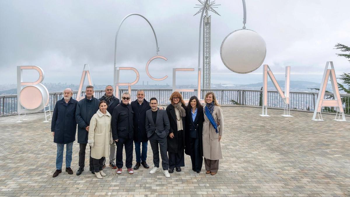 Con la inauguración de las letras "Barcelona", obra del estudio MIAS Arquitectes.