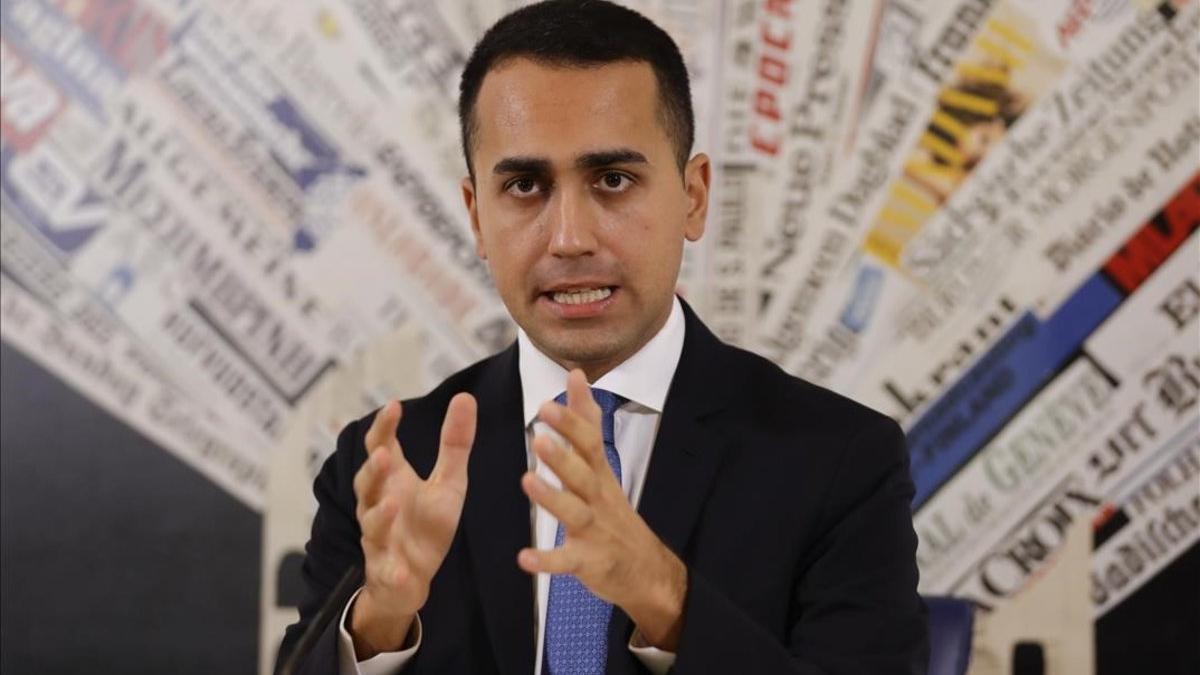 El vicepresidente del Consejo italiano, Luigi di Maio.